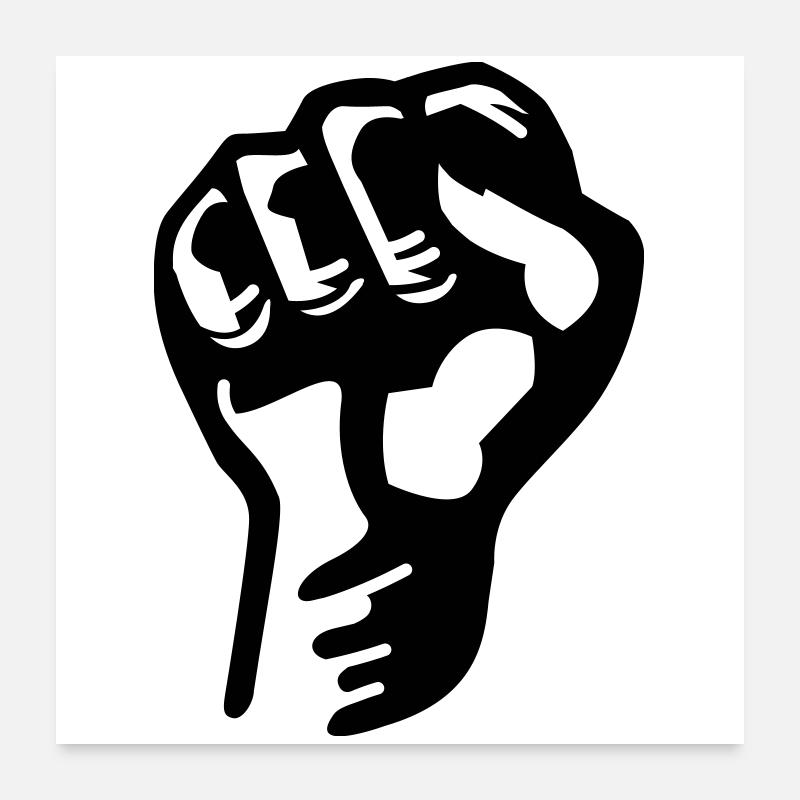 fist Poster 24" x 24" (60x60 cm)