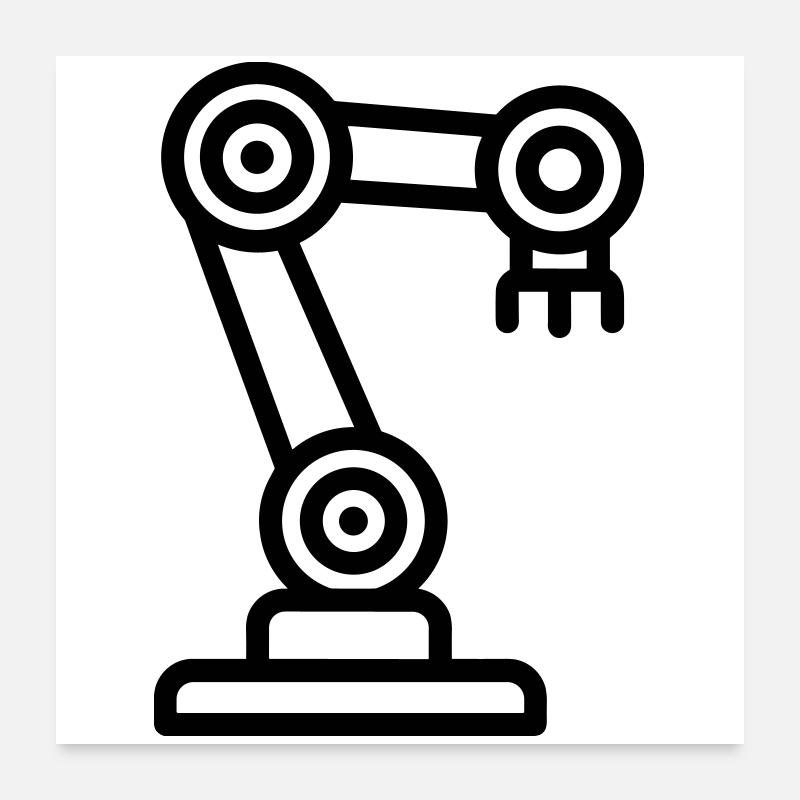 bras robot Poster 60 x 60 cm