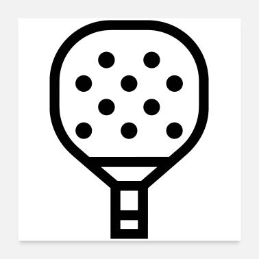 Racchetta Poster 60x60 cm