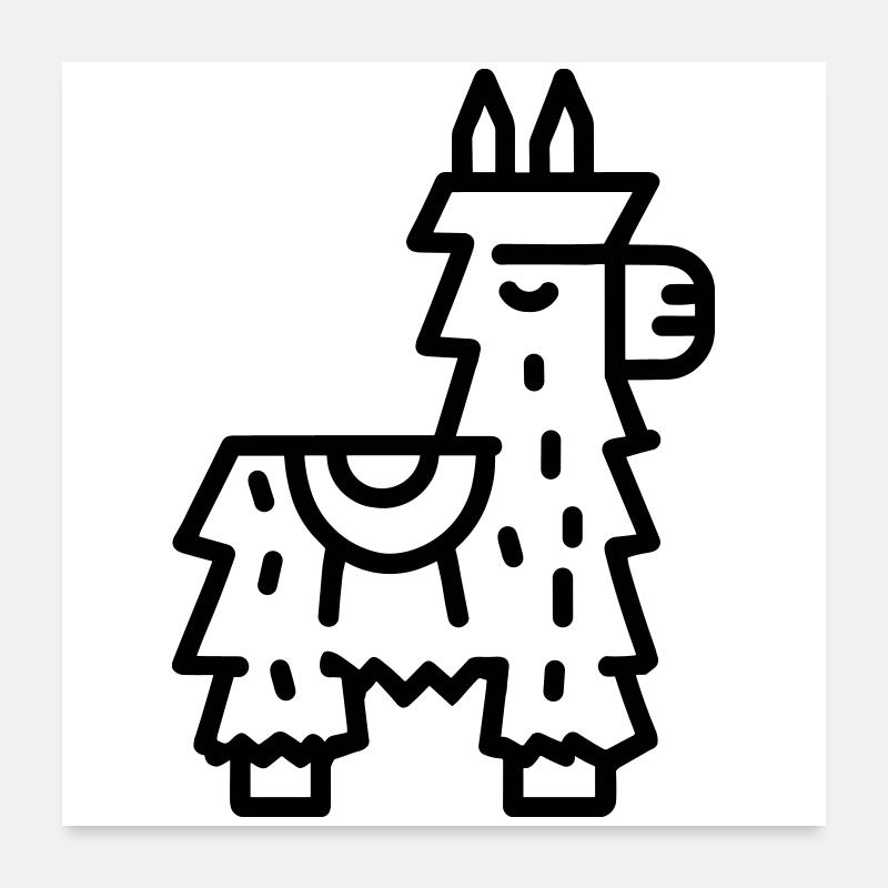 Pinata Poster 60x60 cm