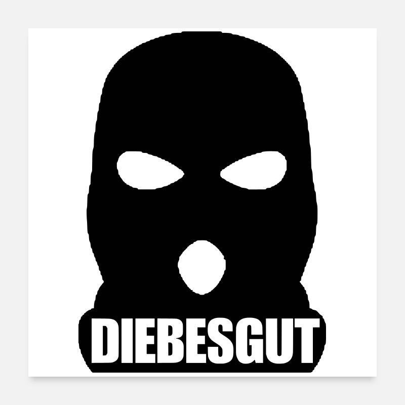 DIEBESGUT_LOGO Poster 60x60 cm
