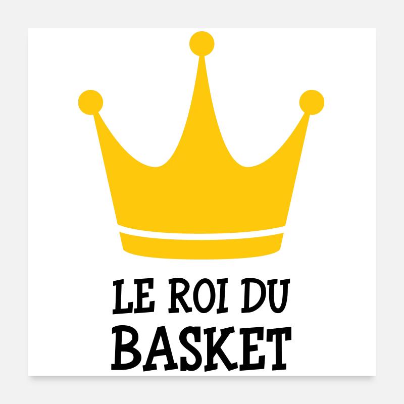 Le Roi du Basket Poster 60 x 60 cm
