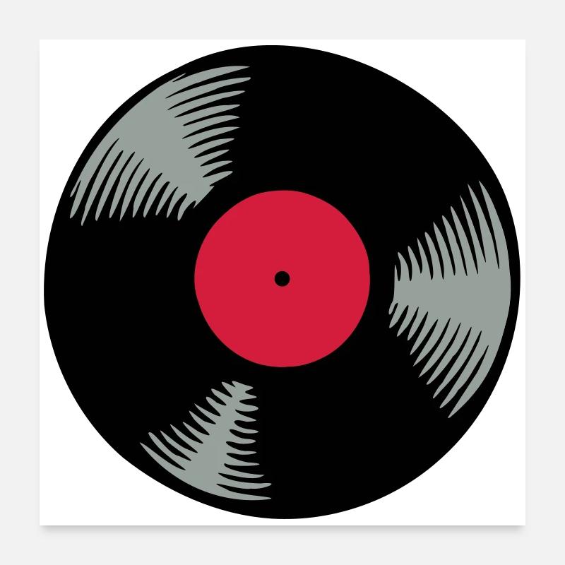 Vinyle Poster 60 x 60 cm