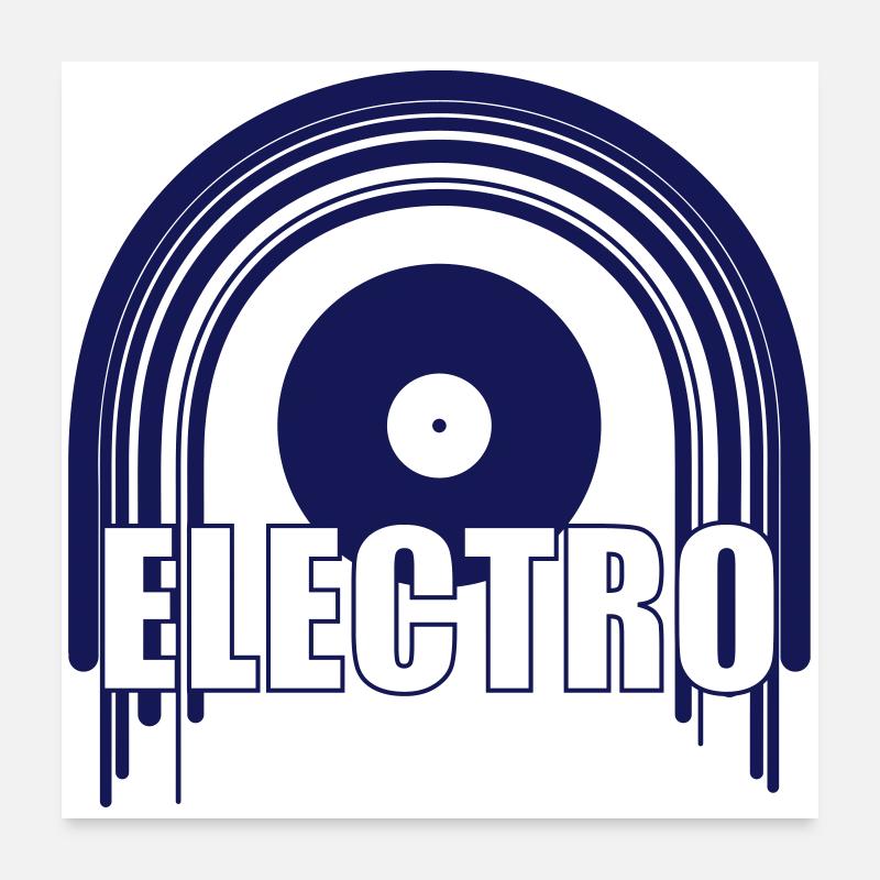 Electro Poster 60 x 60 cm