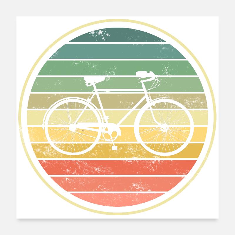 Bicyclette Poster 60 x 60 cm