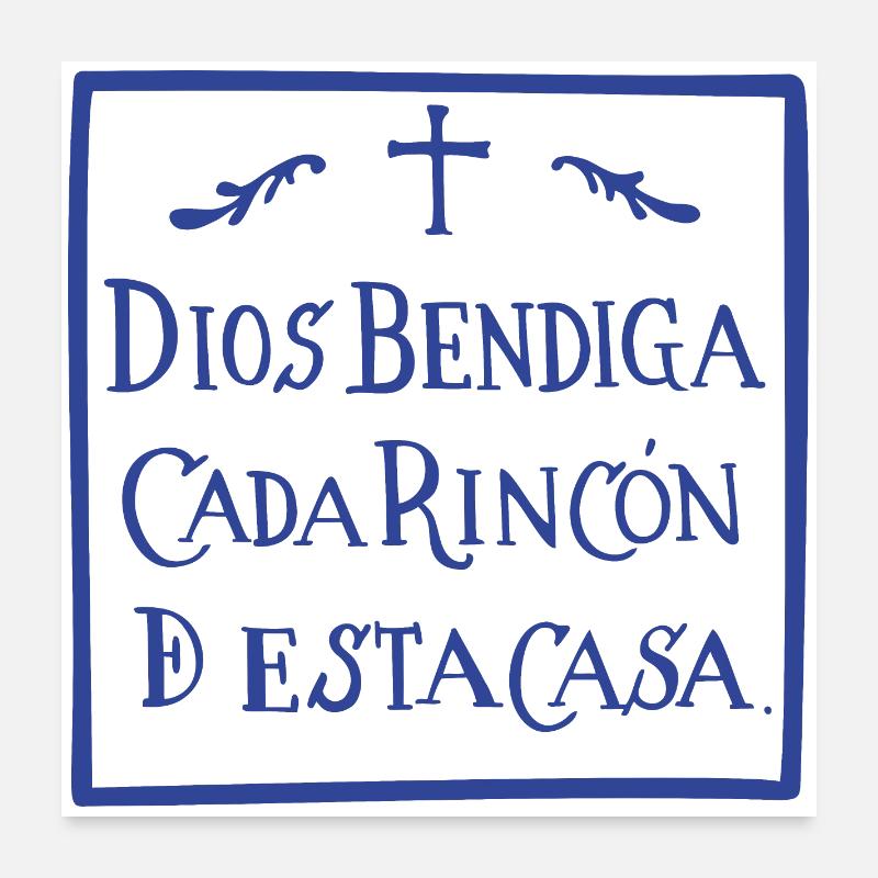 God bless every corner Poster 24" x 24" (60x60 cm)