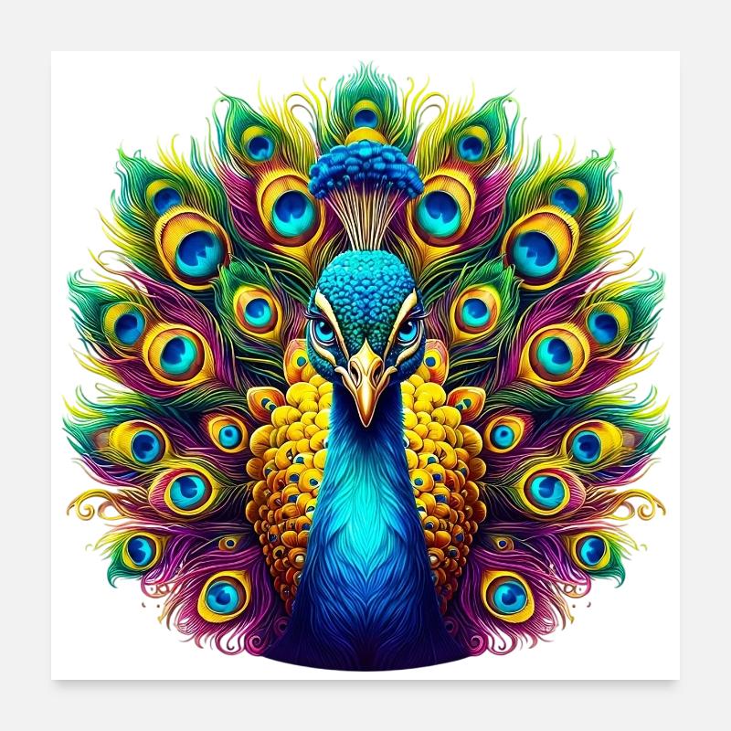 Paon Poster 60 x 60 cm