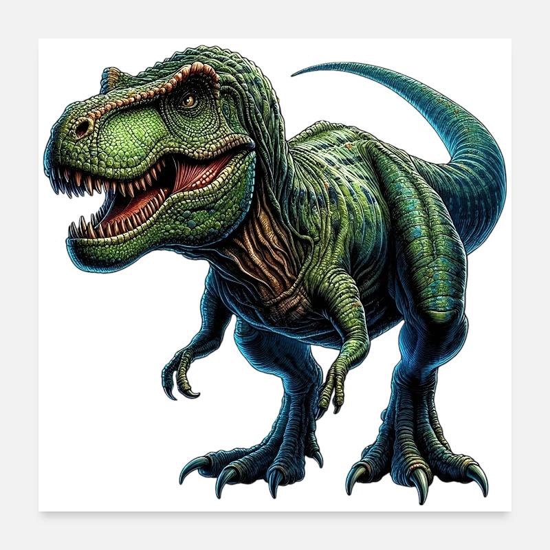 Dinosaurier Poster 60x60 cm