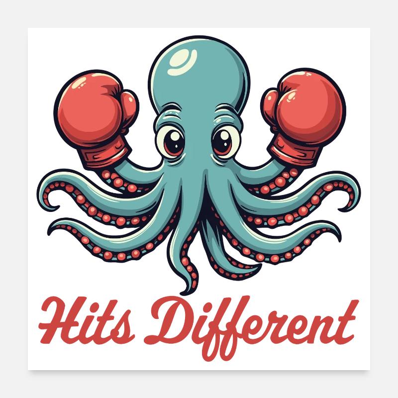 Des hits différents Poster 60 x 60 cm