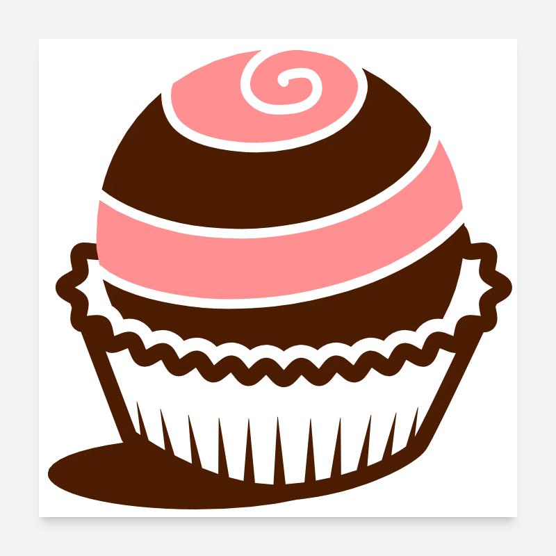 A spirally decorated chocolate candy Poster 24" x 24" (60x60 cm)