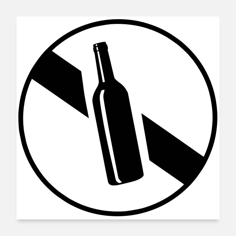 End of ban on drinking Poster 24" x 24" (60x60 cm)