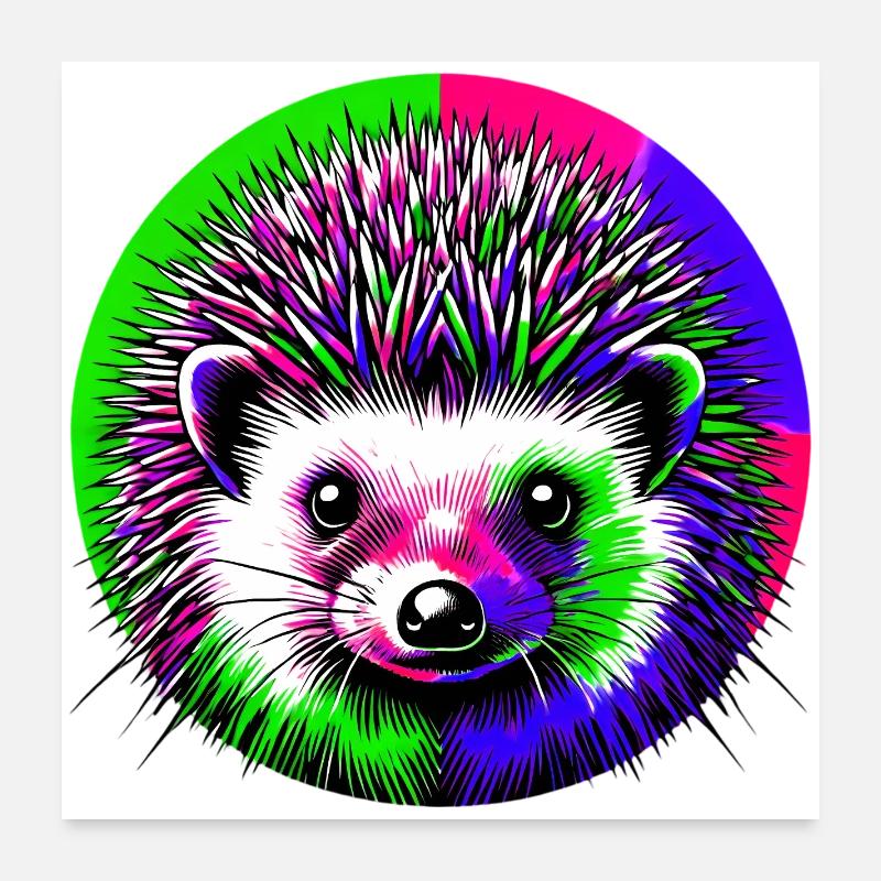 Igel Poster 60x60 cm