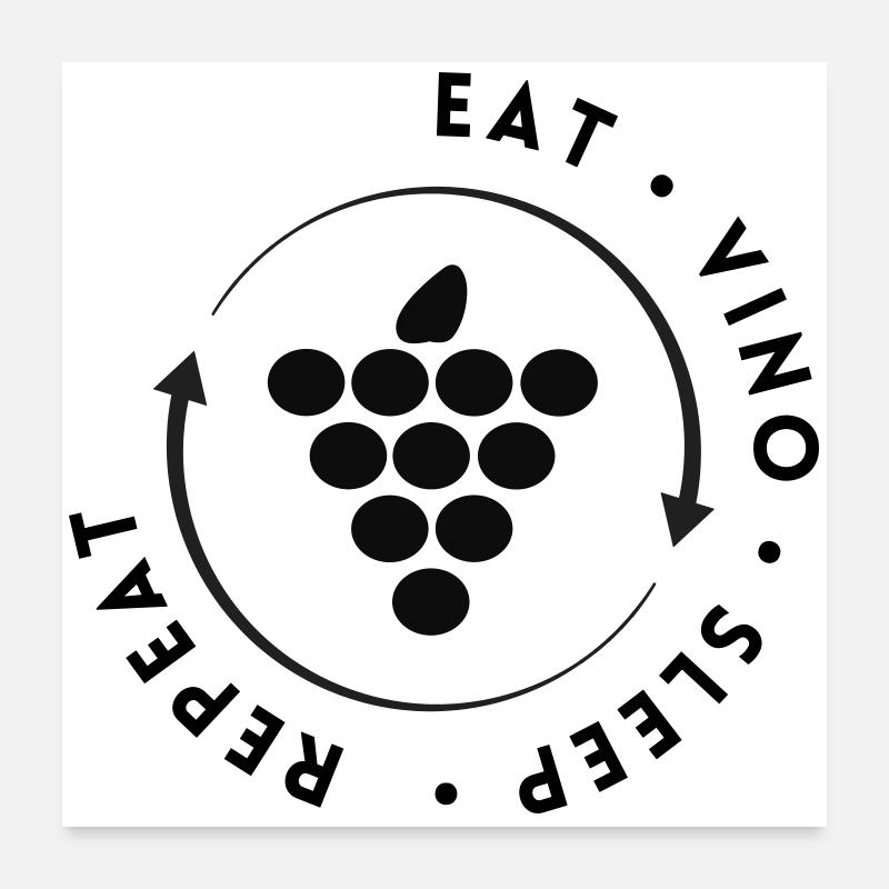 Bacchus Erbe Poster 60x60 cm