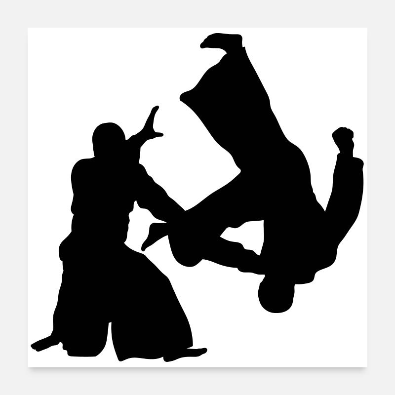 aikido Poster 24" x 24" (60x60 cm)