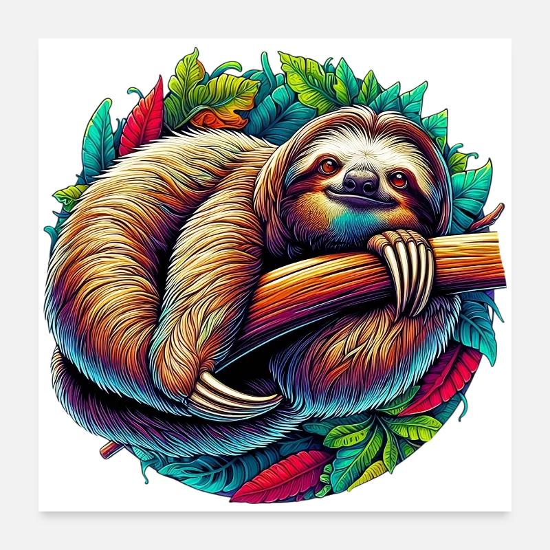 Paresse Poster 60 x 60 cm