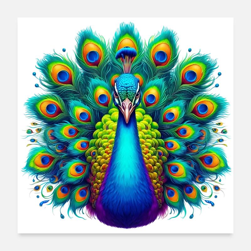 Paon Poster 60 x 60 cm