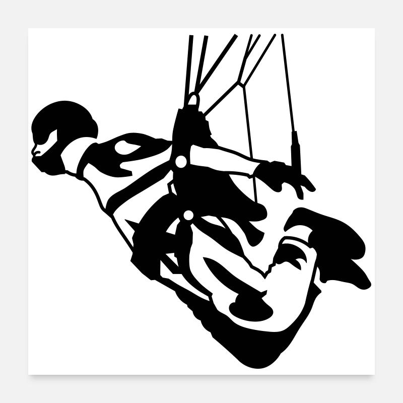 Swooping Poster 24" x 24" (60x60 cm)