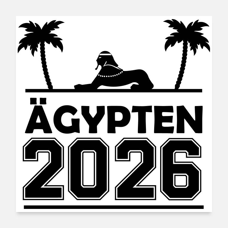 Egypt 2026 Poster 24" x 24" (60x60 cm)