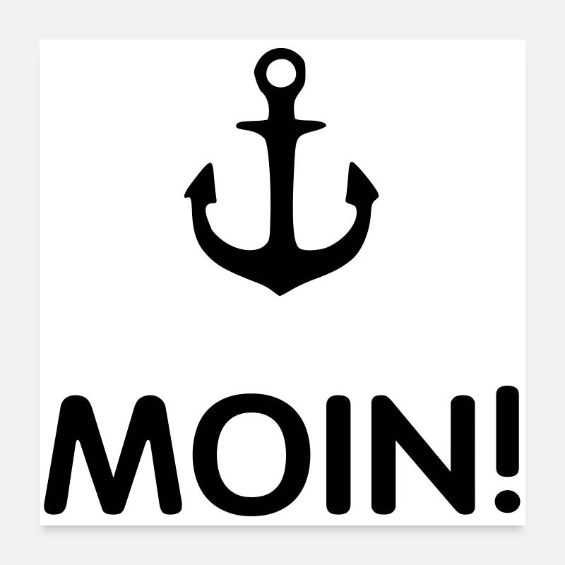 MOIN Anker 2- Poster 60x60 cm