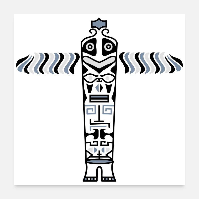 le totem Poster 60 x 60 cm