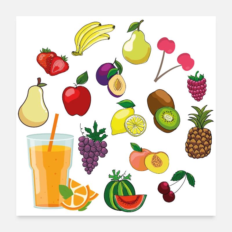Nature's Candy Poster 24" x 24" (60x60 cm)