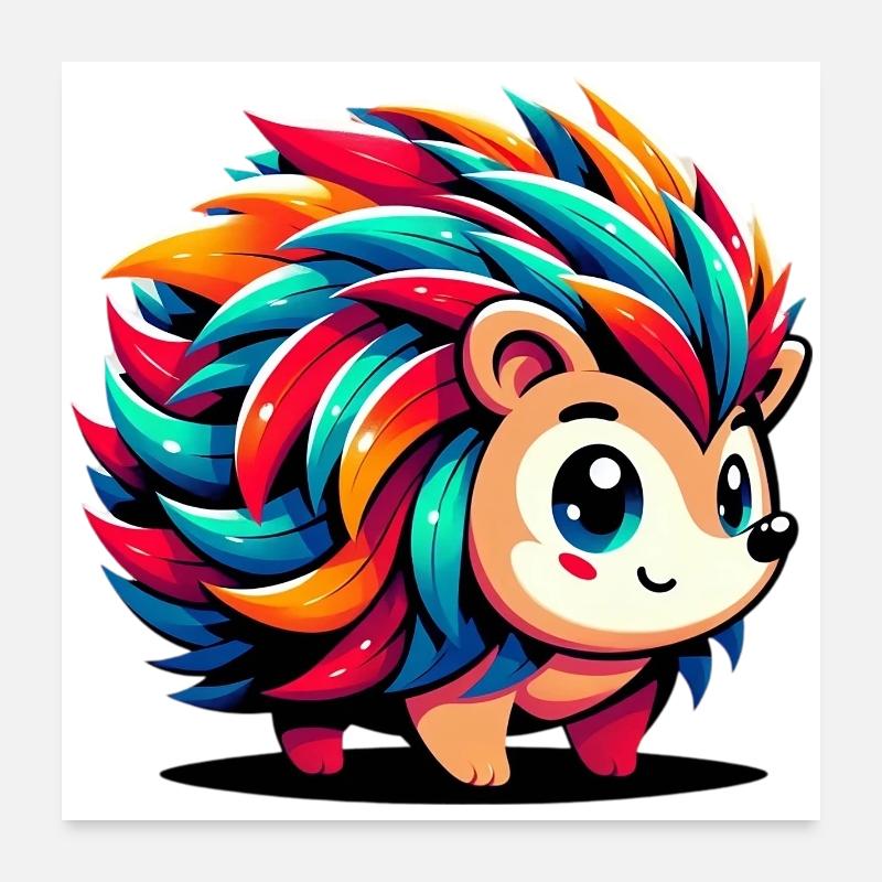 Igel Poster 60x60 cm