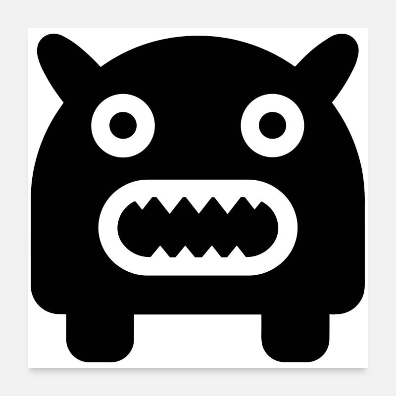 monster Poster 24" x 24" (60x60 cm)