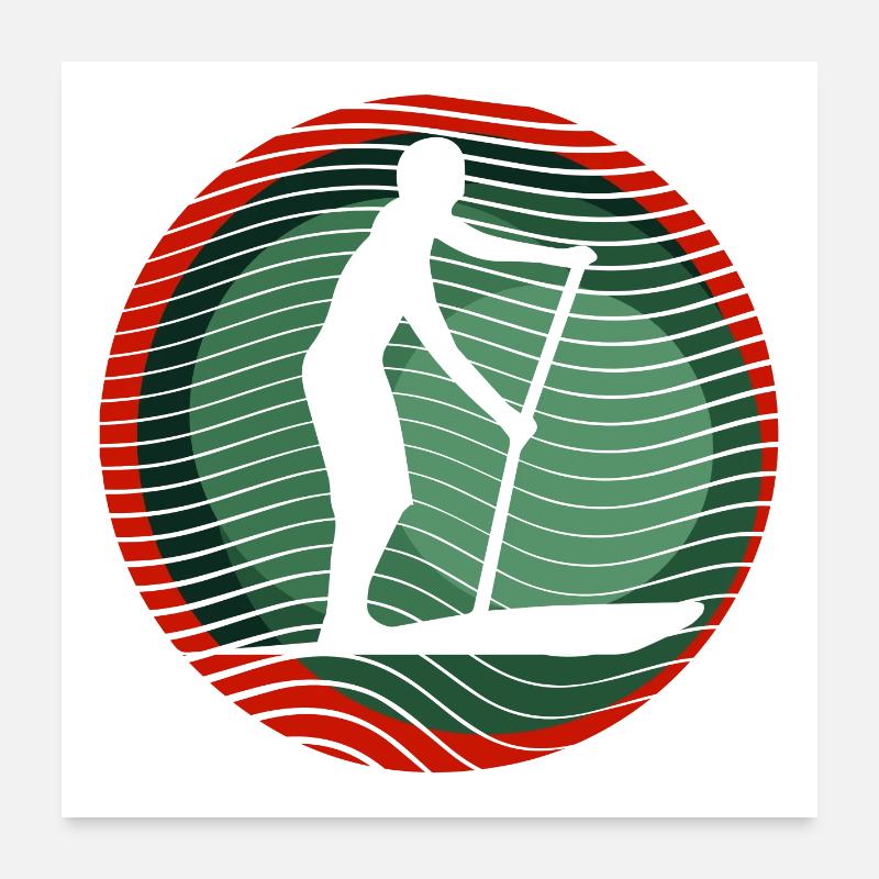 SUP - Surf Poster 60 x 60 cm
