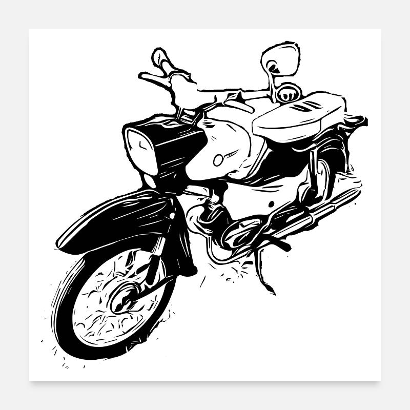 Simson Star Poster 60x60 cm