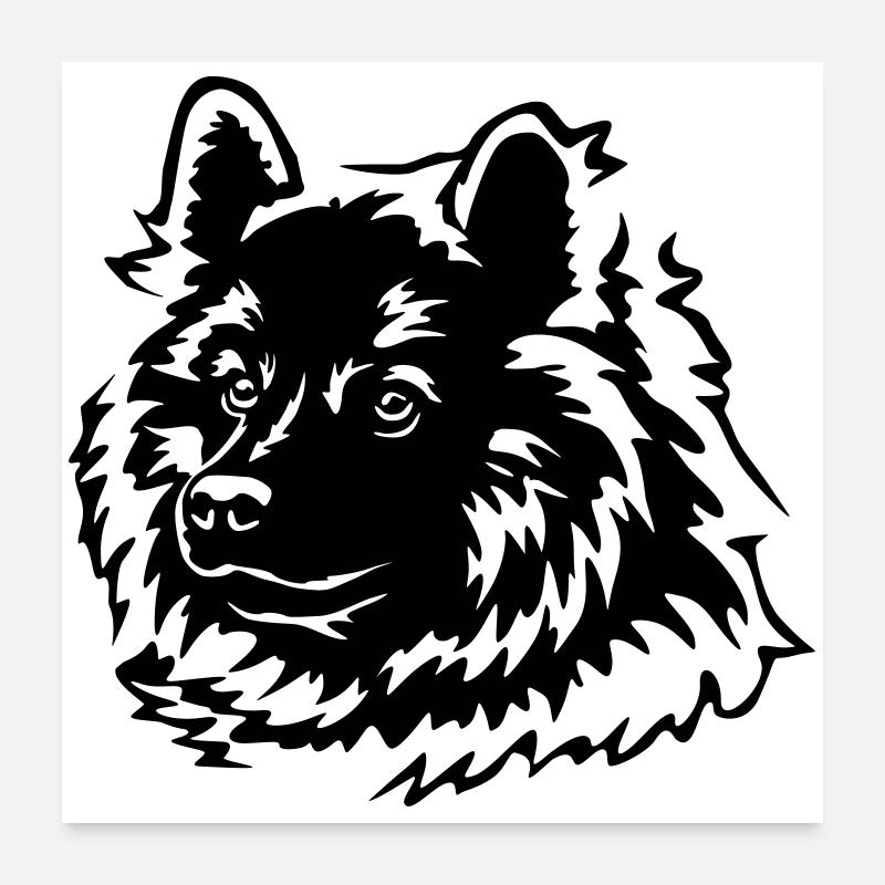 Eurasian Head Poster 24" x 24" (60x60 cm)