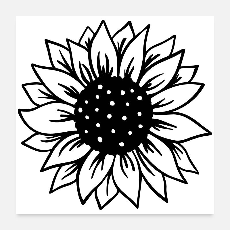 Tournesol Poster 60 x 60 cm