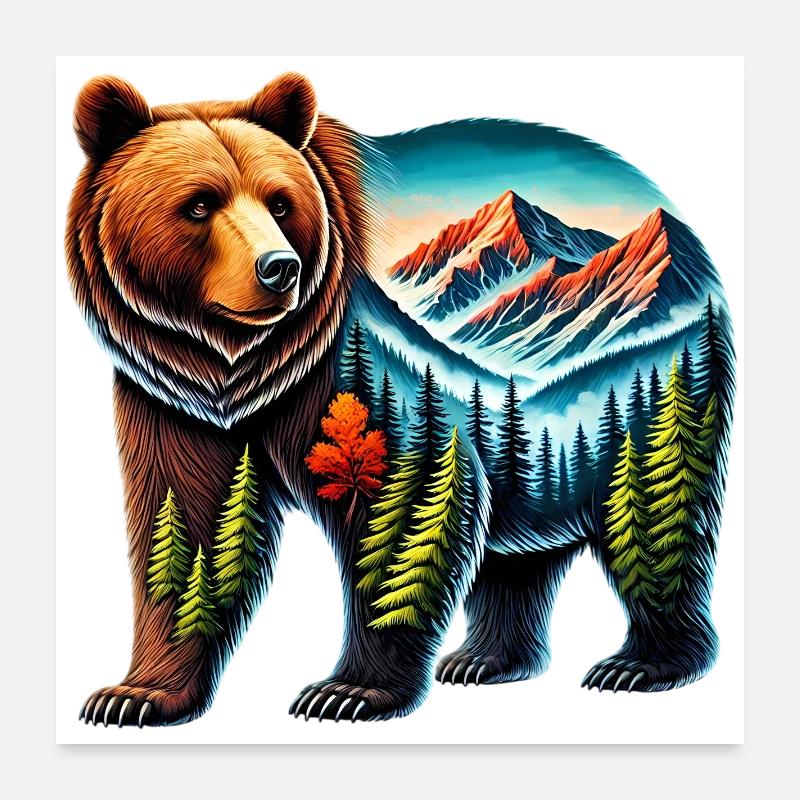 Ours Poster 60 x 60 cm