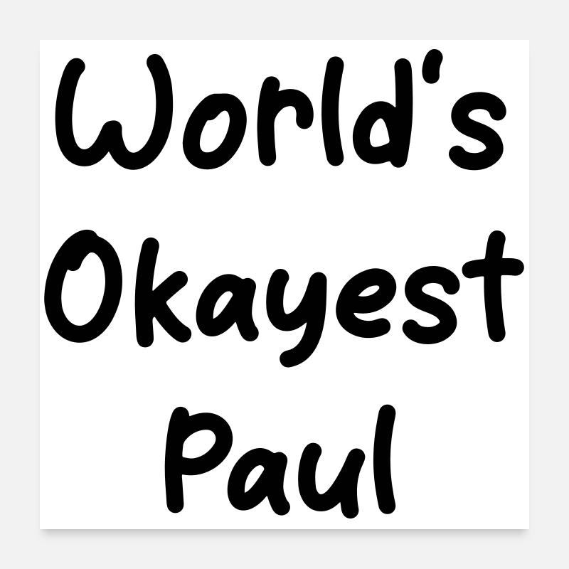 Paul le plus correct du monde Poster 60 x 60 cm