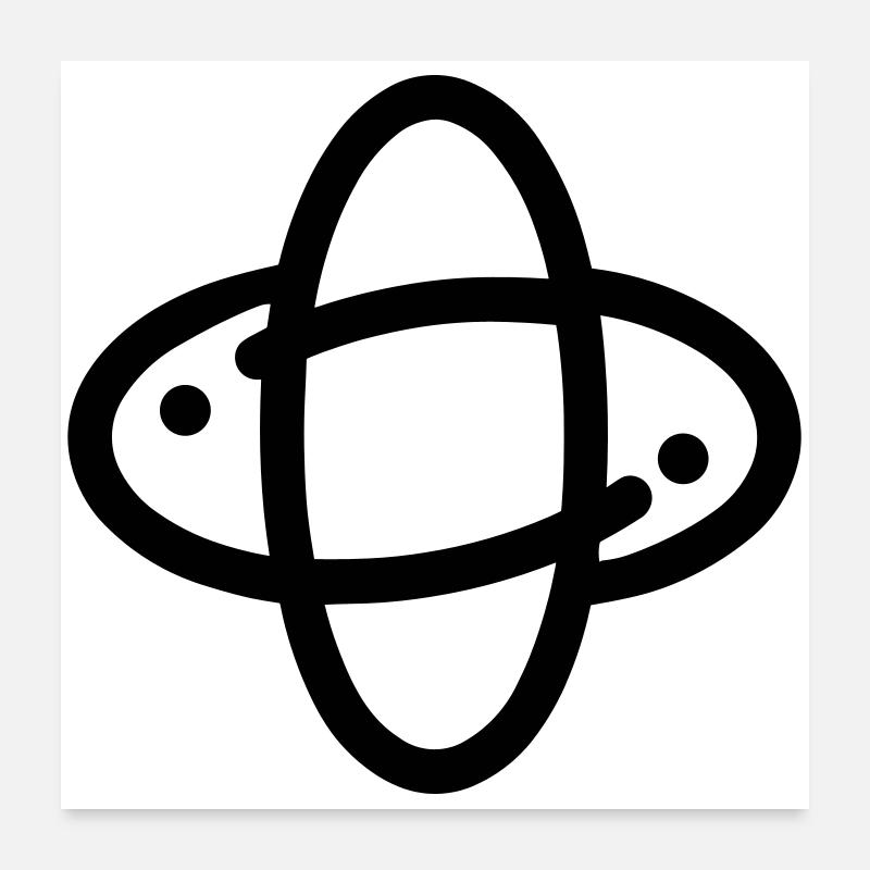 gravity Poster 24" x 24" (60x60 cm)