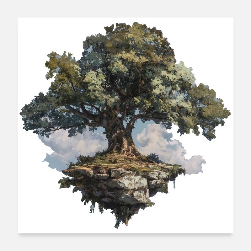 Baum Poster 60x60 cm
