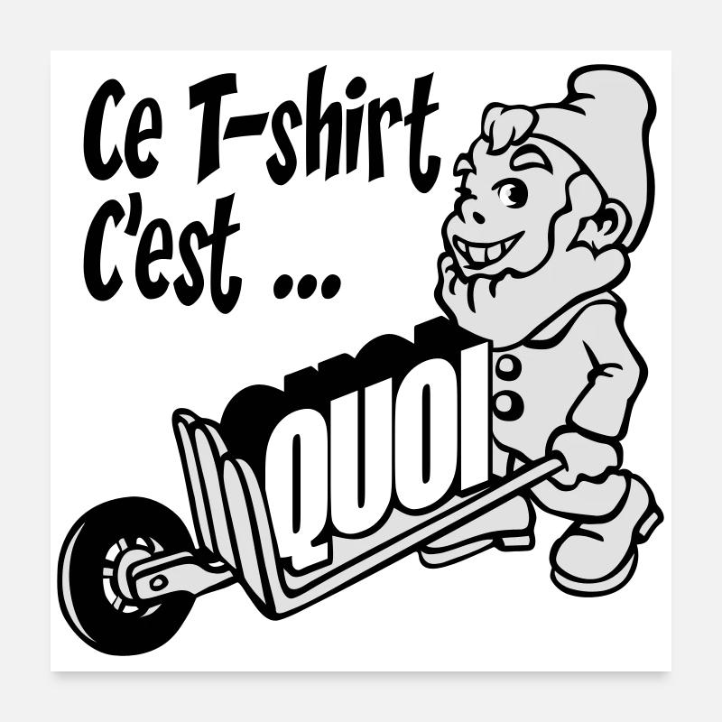 Dwarf wearing what Poster 24" x 24" (60x60 cm)