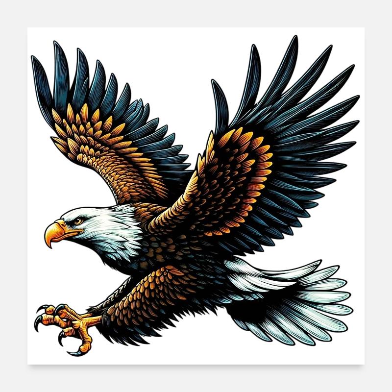 Aigle Poster 60 x 60 cm