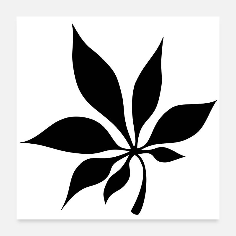 Foglia Poster 60x60 cm