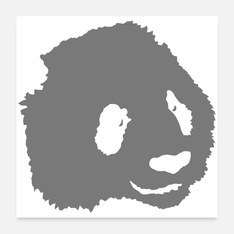 Panda Poster 60 x 60 cm