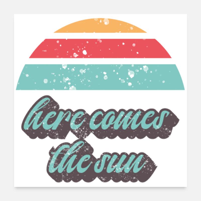 Sunset Poster 24" x 24" (60x60 cm)