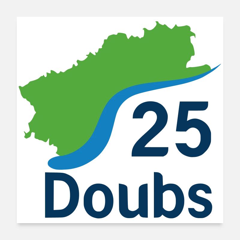 Doubs 25 Poster 60 x 60 cm