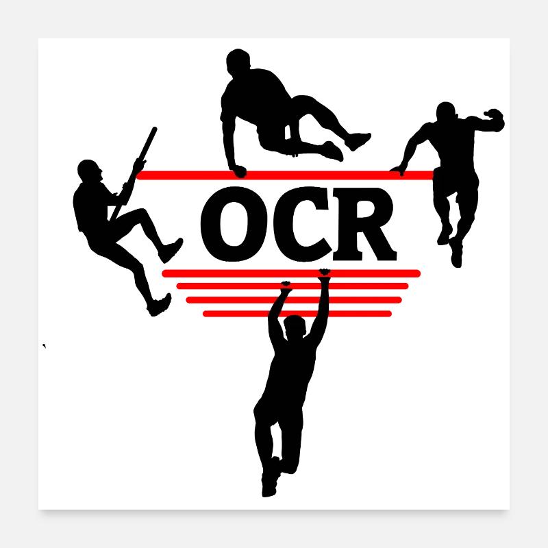 Force OCR – Conception de la focalisation des obstacles Poster 60 x 60 cm