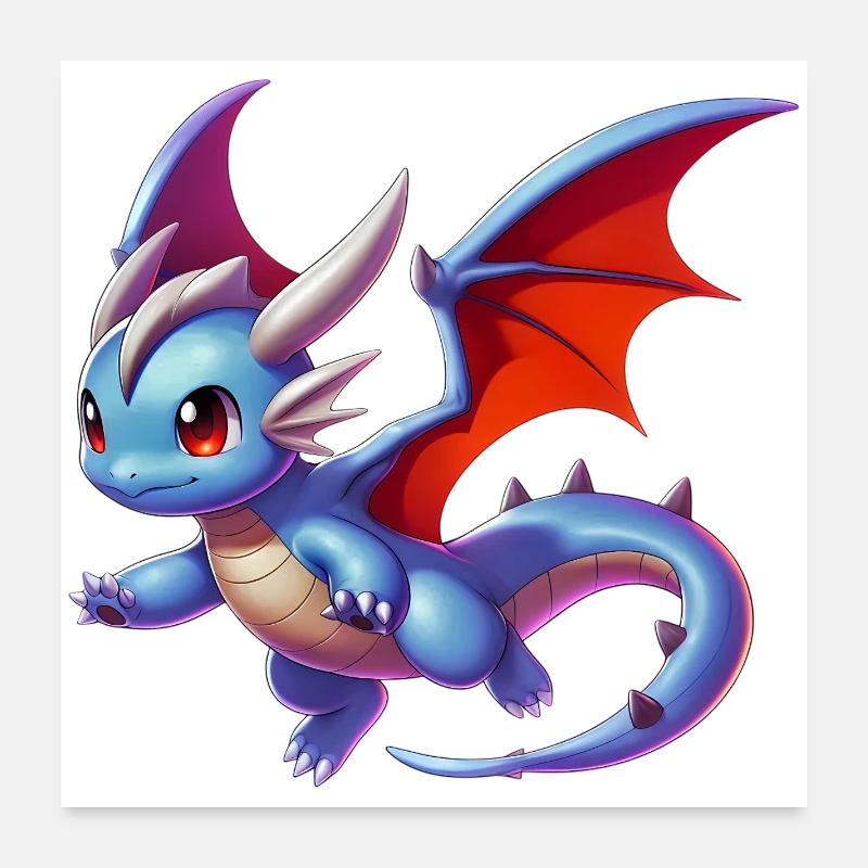Dragon Poster 60 x 60 cm