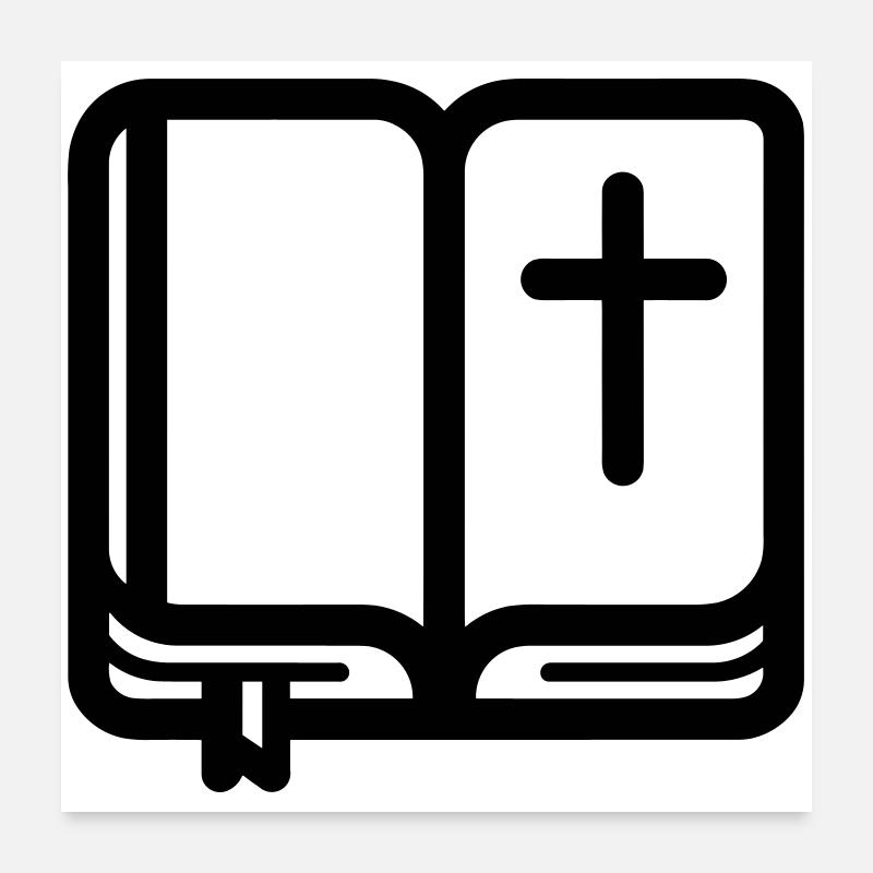 Bibel Poster 60x60 cm