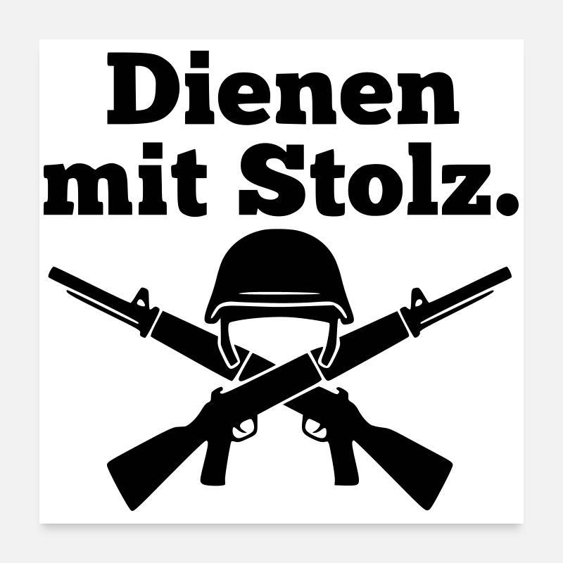 Stolz Poster 60x60 cm