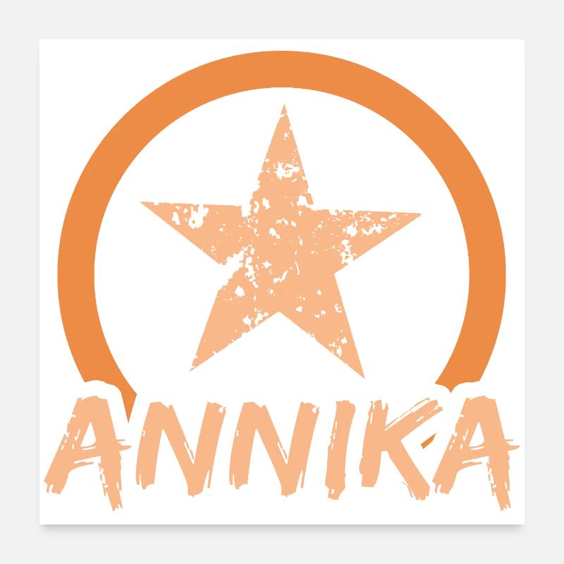 First name Annika Poster 24" x 24" (60x60 cm)
