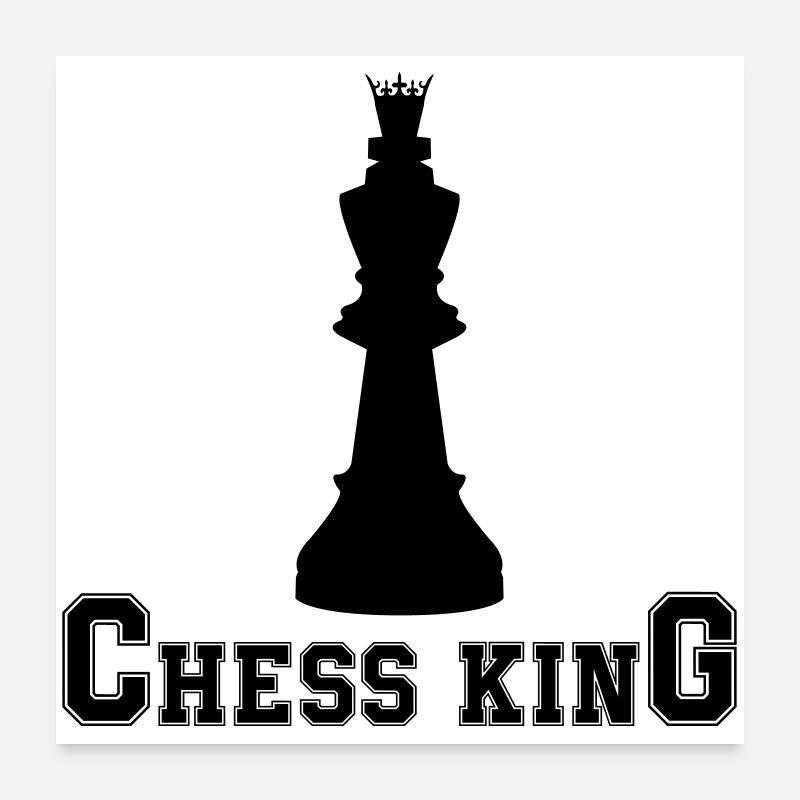 Chess King Poster 24" x 24" (60x60 cm)