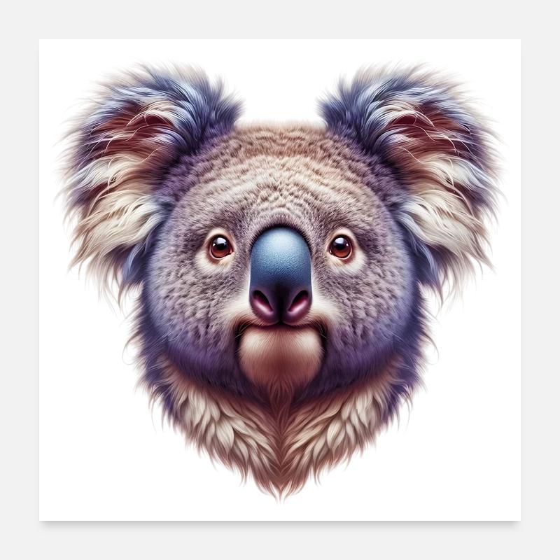 Koala Poster 60 x 60 cm