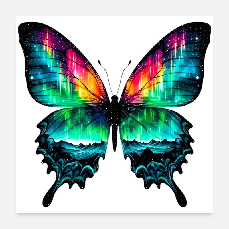 Papillon Poster 60 x 60 cm
