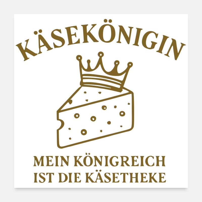 Cheese Queen Poster 24" x 24" (60x60 cm)